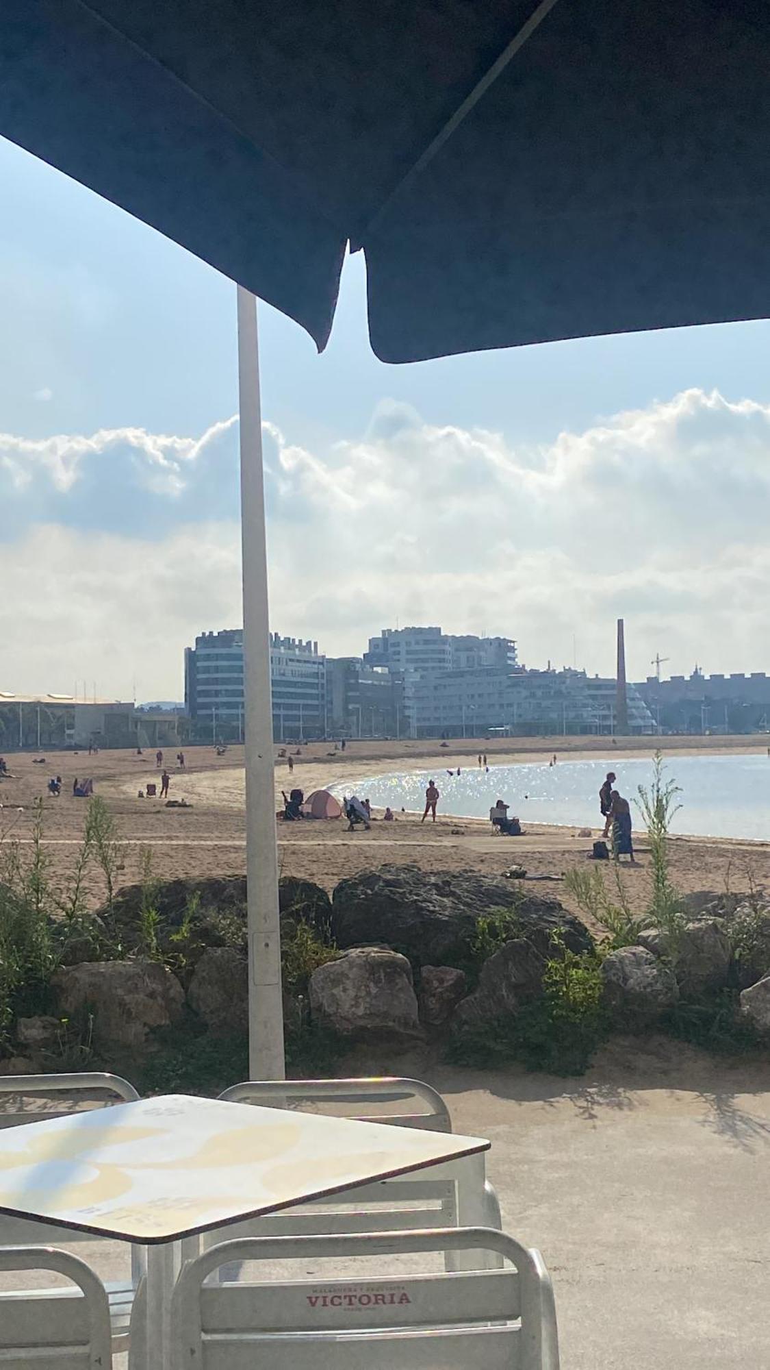 Poniente Beach Gijón Exterior foto