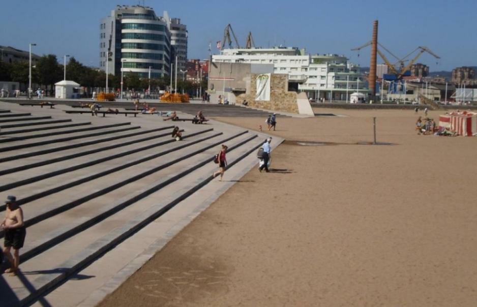 Poniente Beach Gijón Exterior foto
